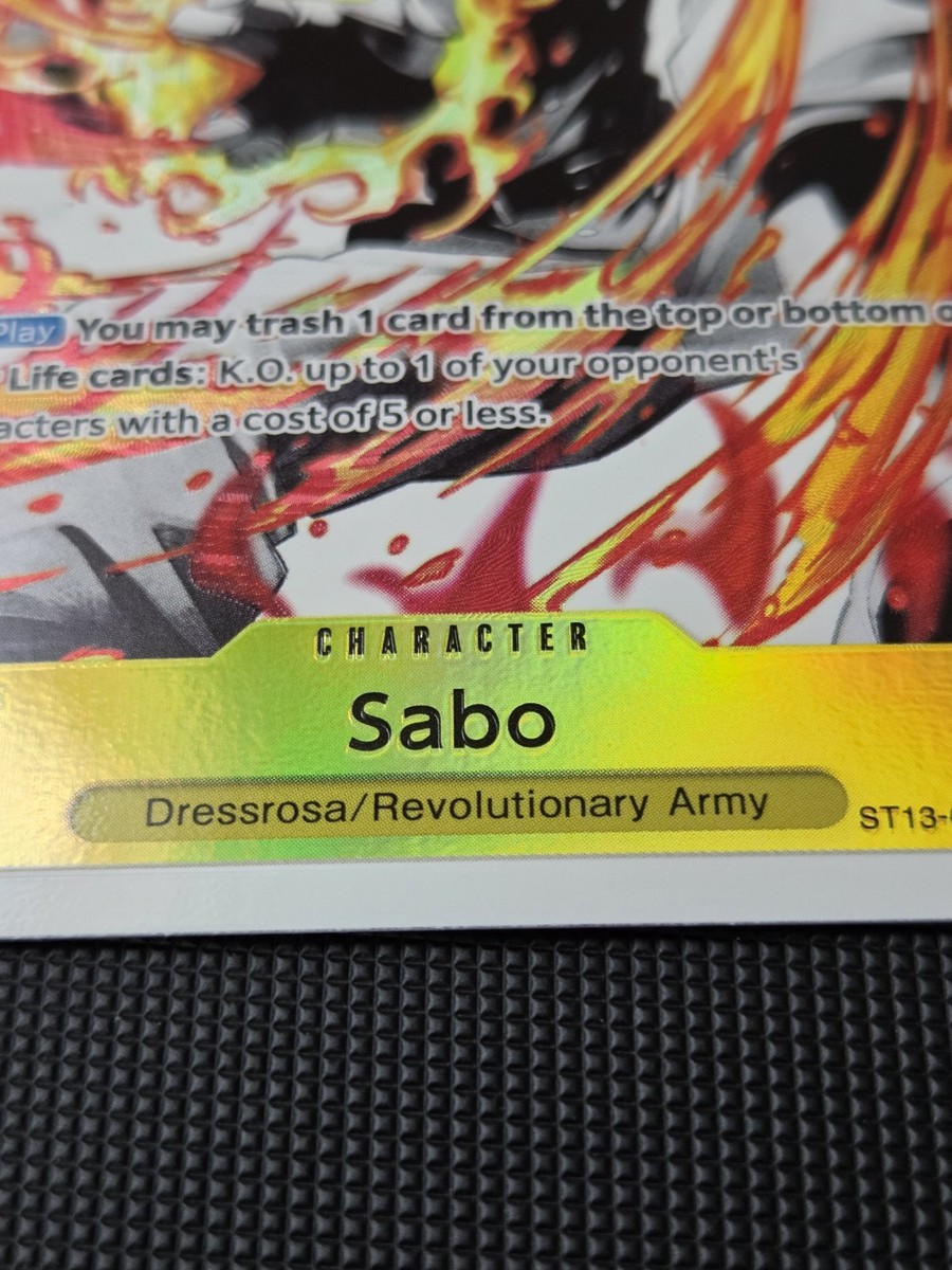 Sabo ST13-008 *Parallel* [SR] Ultra Deck: Three Brothers Foil One