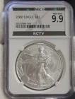 2000 US Silver Eagle $1 NGC X 9.9