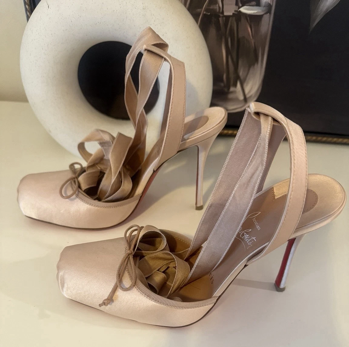 Christian Louboutin Women's Lace Up Heels for Women for sale | eBay