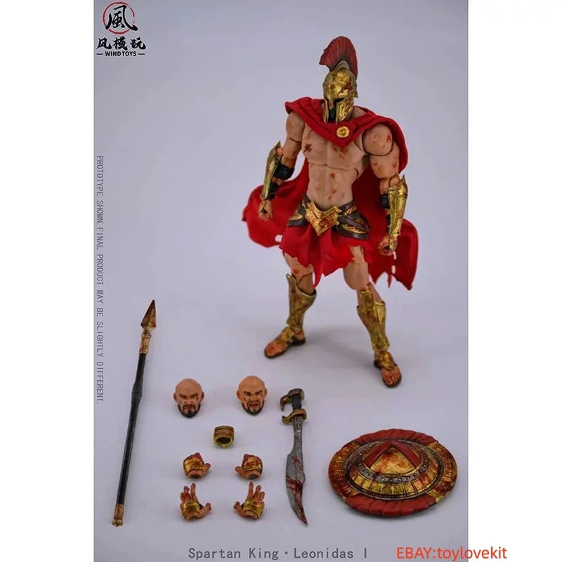 Wind Toys 1/12 Scale King Leonidas I of Sparta Bloodstained Standard Ver. Stock