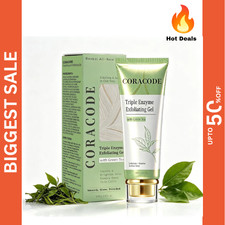 Triple Enzyme Green Tea Exfoliating Aqua Peel Gel Deep Pore Facial Scrub New