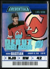 Nathan Bastian 2019-20 Upper Deck Credentials #113 #/699 Rookie Devils