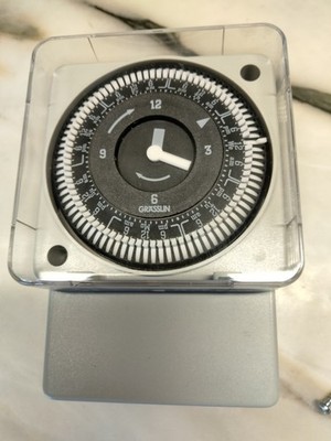Electromechanical Timer, 24-Hour, spdt, 15 minutes
