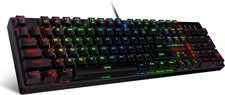Redragon K582 SURARA RGB LED Backlit Mechanical Gaming Keyboard, 104 Keys NEW !