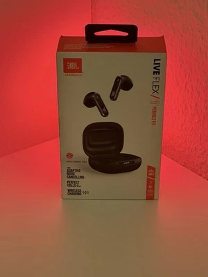 JBL Live Flex True Wireless Bluetooth Kopfhörer Schwarz OVP Versiegelt ANC - Bild 1 von 4