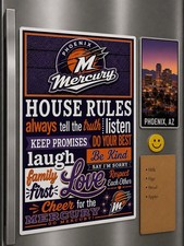 ๐ Phoenix Mercury House Rules 4" x 5.1/2" Magnet