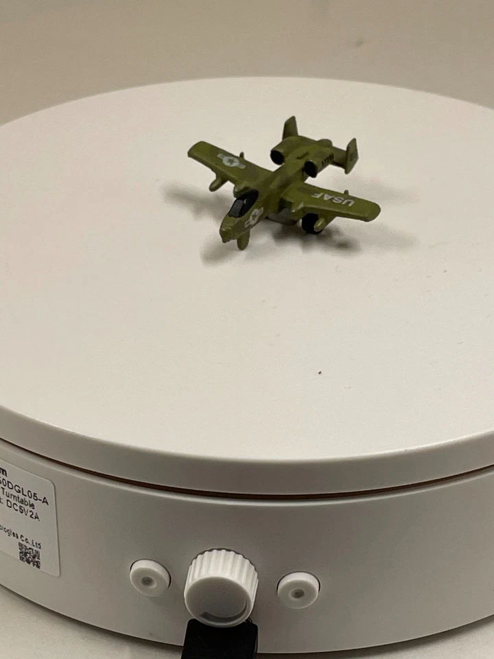 Vintage Micro Machines USAF Green Jet Aircraft #19 - A10 Thunderbolt Warthog Toy - Image 2 of 4