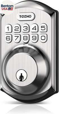 TE001 Keyless Entry Door Lock with Keypad - Smart Deadbolt Lock for Front Door w
