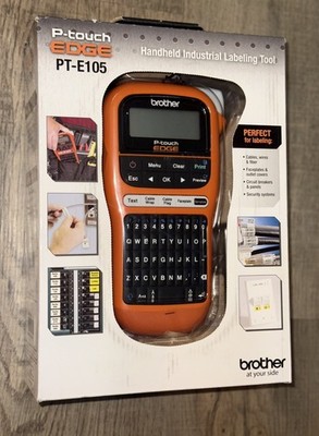 New Brother P-Touch PTE105 Handheld Electrical Industrial Label Maker 