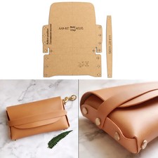 Handbag leather craft bag cutting die Kraft Paper Template DIY Leather Handmade