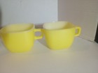 Vintage Glasbake Square Milk Glass Mug A Lot Of Five — photo 2