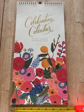 Rifle Paper Co. - Celebration PERPETUAL LARGE Wall Calendar- For Important Dates