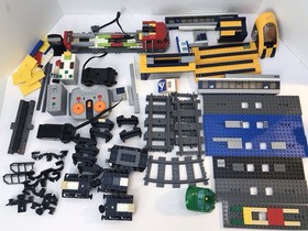 LEGO City Lot Of Train Parts & Pieces 60098 60197 Untested