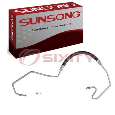 Sunsong Hydroboost To Gear Power Steering Pressure Line Hose for 1996-2000 gj