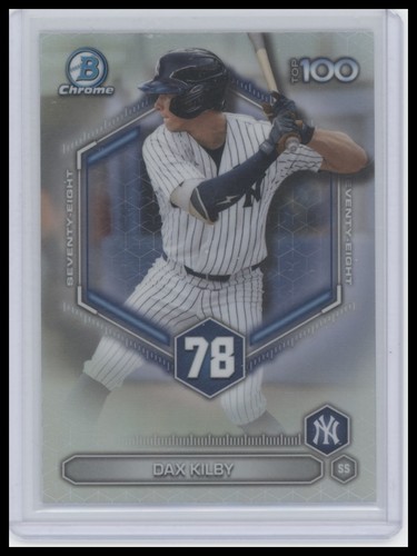 Dax Kilby – 2026 Bowman Baseball BOWMAN SCOUTS TOP 100 #BTP-78