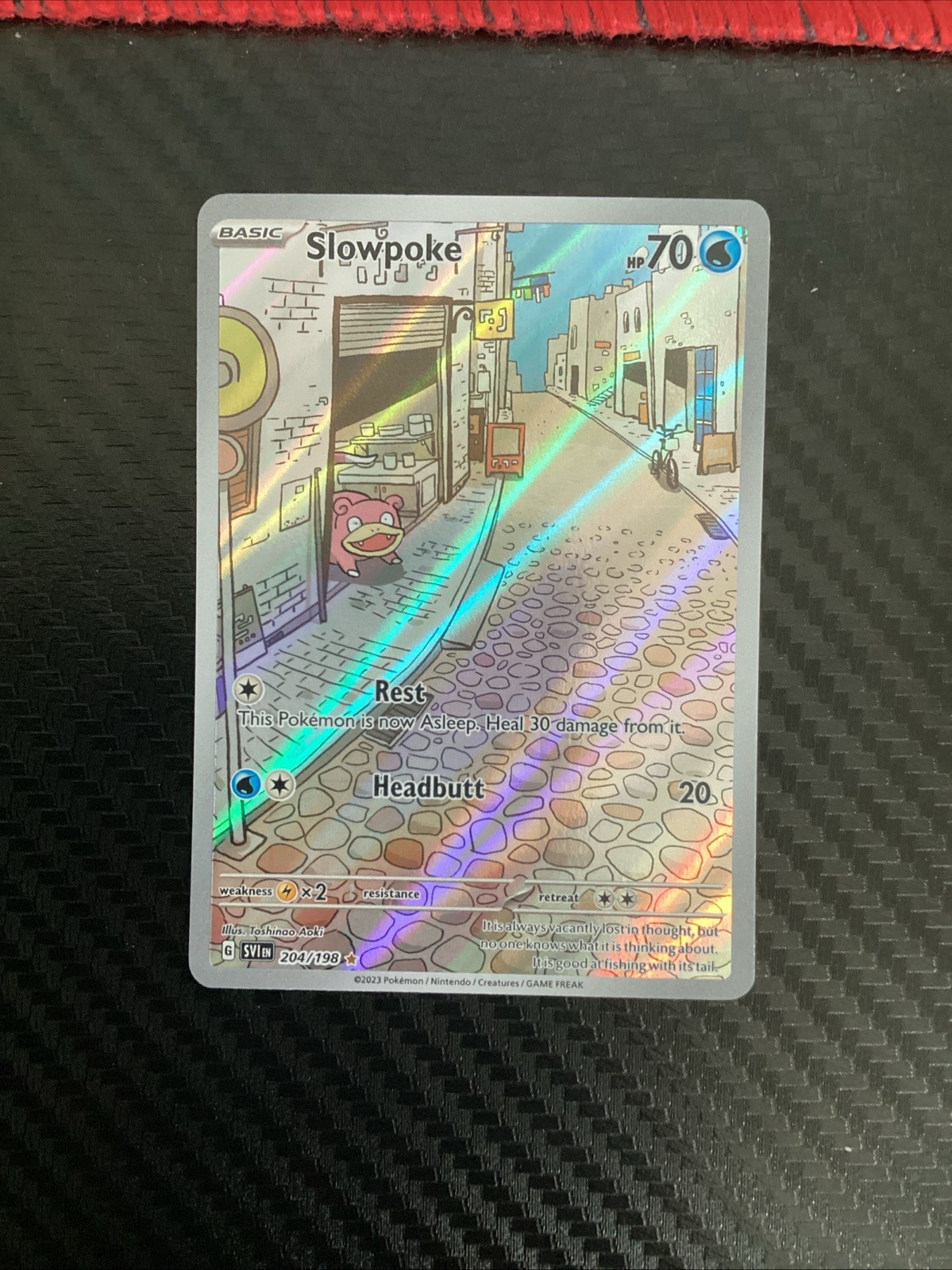 Pokémon TCG Slowpoke 204/198SV01 Scarlet & Violet Base Set Illustration NM