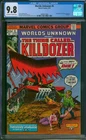 Worlds Unknown #6 CGC 9.8 NM/MT OwWp Marvel Comics 1974 Iconic "Killdozer" Cover
