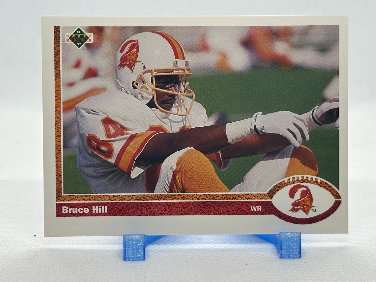 Bruce Hill 1991 Upper Deck #489 - Tampa Bay Buccaneers