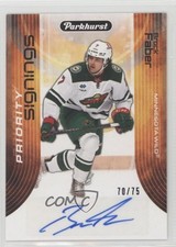 2023 Upper Deck Fall Expo Parkhurst Priority Signings 70/75 Brock Faber Auto 8i3