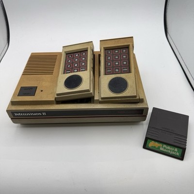 Mattel Electronics Intellivision II Console w/ 2 Controllers  UNTESTED 
