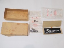 Nos Vintage Snap-on Tool Box Metal Plate Emblem Logo Badge 2 Stud New In Package
