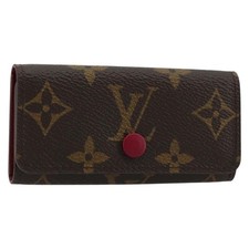LOUIS VUITTON Monogram Multicles 4 Key Case Fuchsia M62631 Auth 181113V