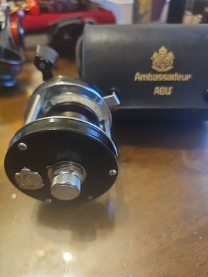 ABU AMBASSADEUR 5000C FISHING REEL 1972 W/ CASE 057200 NMINT IN BOX