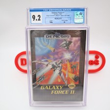 Sega Genesis Game GALAXY FORCE II 2 - CGC GRADED 9.2 A+! NEW & Factory Sealed!