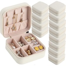 Travel Jewelry Case Bridesmaid Gifts Box,12 Pack Small Jewelry Box Mini Jewel...