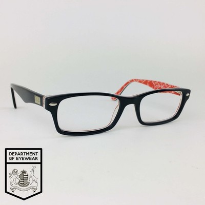 RAY-BAN Brille SCHWARZ RECHTECKIG Brillengestell MOD: RB 5206 2479 52 eye