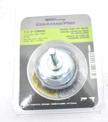 Forney Industries CommandPro Coarse Wire Cup Brush 1-1/2'' Wheel Genuine OEM
