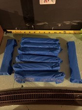 Ho Scale Lot Of 8 Blue Tarp Loads Read L2