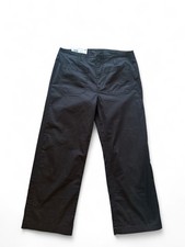 NWT Social Standard by Sanctuary Women's 6 Black Juliet Twill Crop Pants NEW