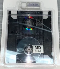 Wet/Dry MD Mini Disc Cleaning Kit with Head and Lens Cleaner MD-107 MD-CL MD8HCL