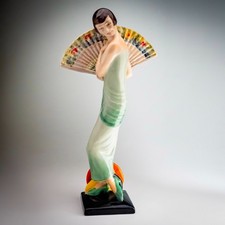 Kevin Francis Ceramics Lady With Fan Ceramic Figurine Ltd Edition 450/500 28cm