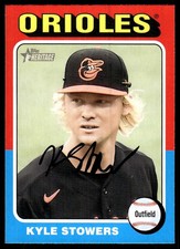 Kyle Stowers 2024 Topps Heritage #272 Orioles MLB READ FREE SHIP AutographDen