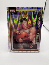 2026 Topps Chrome Marvel Comics #64 Kid Juggernaut RayWave Refractor