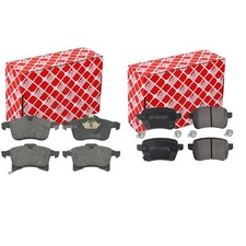 FEBI BREMSBELÄGE VORNE+HINTEN passend für Opel Adam M13 Vauxh. Adam M13