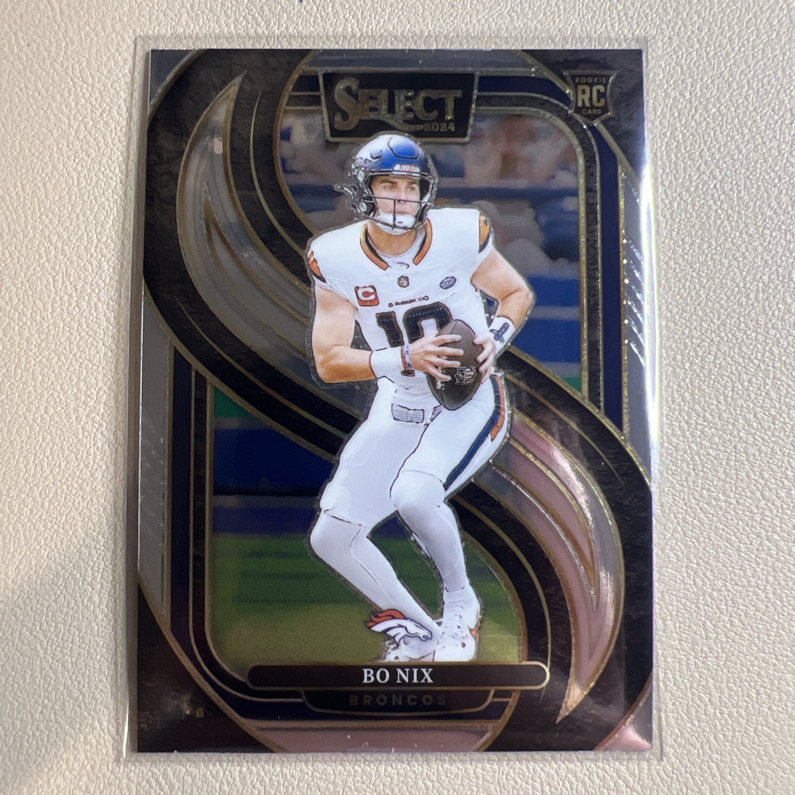 2024 Panini Select - Premier Level Bo Nix #117 (RC) Denver Broncos