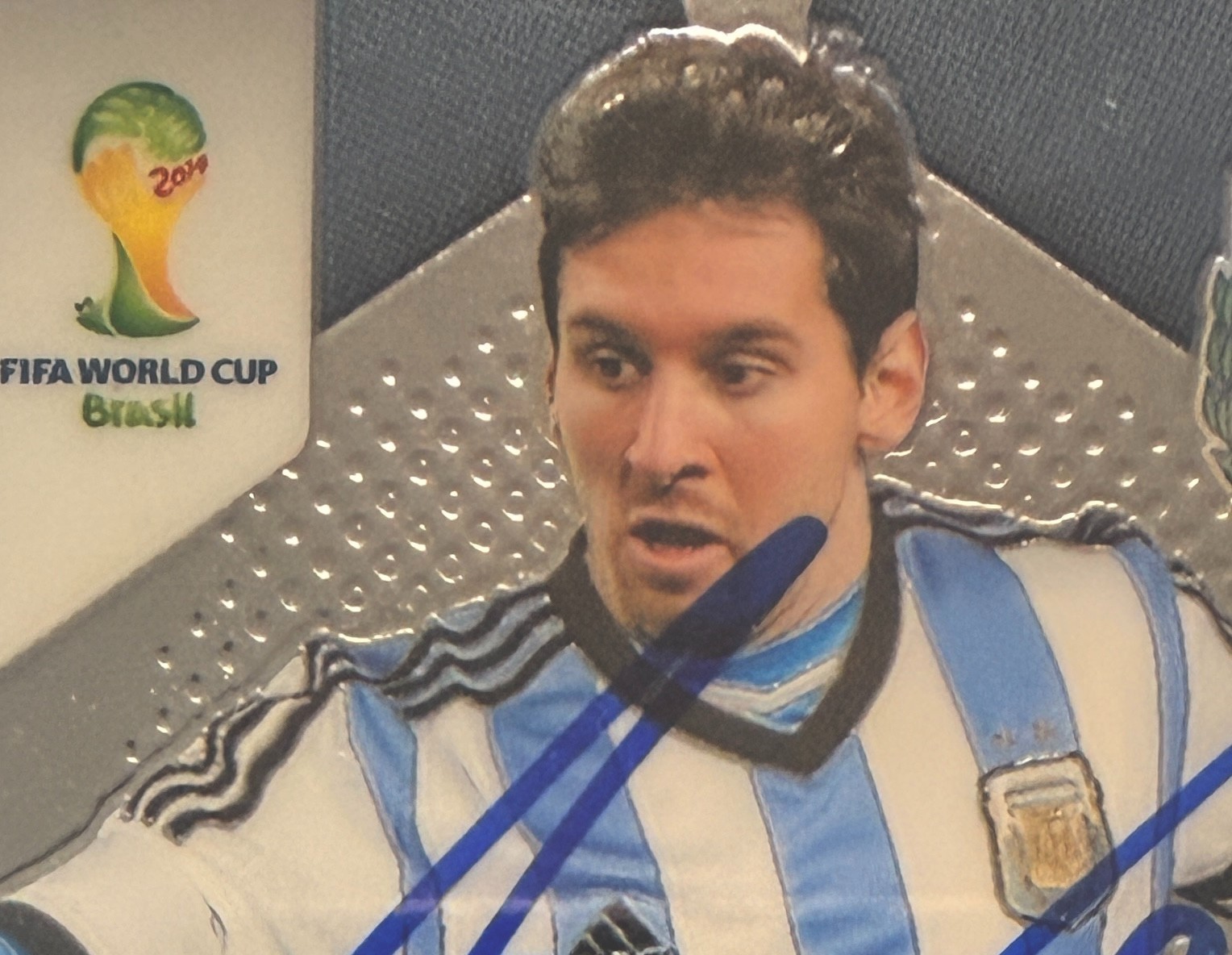 2014 Panini Prizm World Cup Signed Lionel Messi #12 PSA/DNA Gem Mint 10 view 4