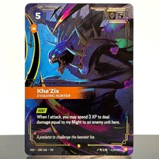 Kha'Zix Evolving Hunter Overnumbered - 180/166 Riftbound: Vendetta NM Foil EN — live eBay listing