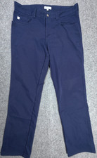 PETER MILLAR EB66 PERFORMANCE FIVE-POCKET PANT ME0EB66FB Navy sz 33 X 30 Pants