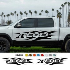 Pickup Door Side Stickers For Dodge Ram Hemi 1500 2500 3500 Rebel Truck Graphics Pickup Door Side Stickers For Dodge Ram Hemi 1500 2500 3500 Rebel Truck Graphics