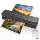 A4 9 Inch Laminator Machine with 10 A4 Sheets Thermal Hot and Cold Modes