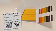 PH Test Strips for Water, Wet Soil, Urine, Pool & Cosmetics PH Testing. 80 Pack