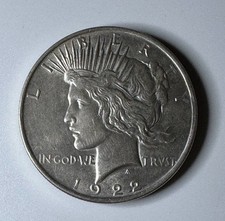 USA 1 Dollar 1922 Silber Peace Dollar Silver Coin Ag 900