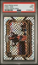 2023 Panini Prizm WWE Cora Jade #30 Lucky Envelopes SSP /8 PSA 9