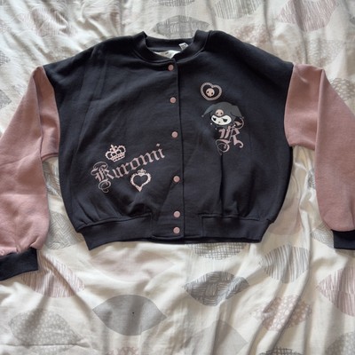 Mädchen Pullover/Jacke mit kurzen Knöpfen Alter 8-10
