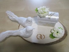 Geldgeschenk zur Hochzeit, Tauben, Truhe,auf Birke, Super Geschenkidee - Neu