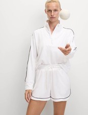 M S - Goodmove Womens White Modal Blend All Purpose Shorts